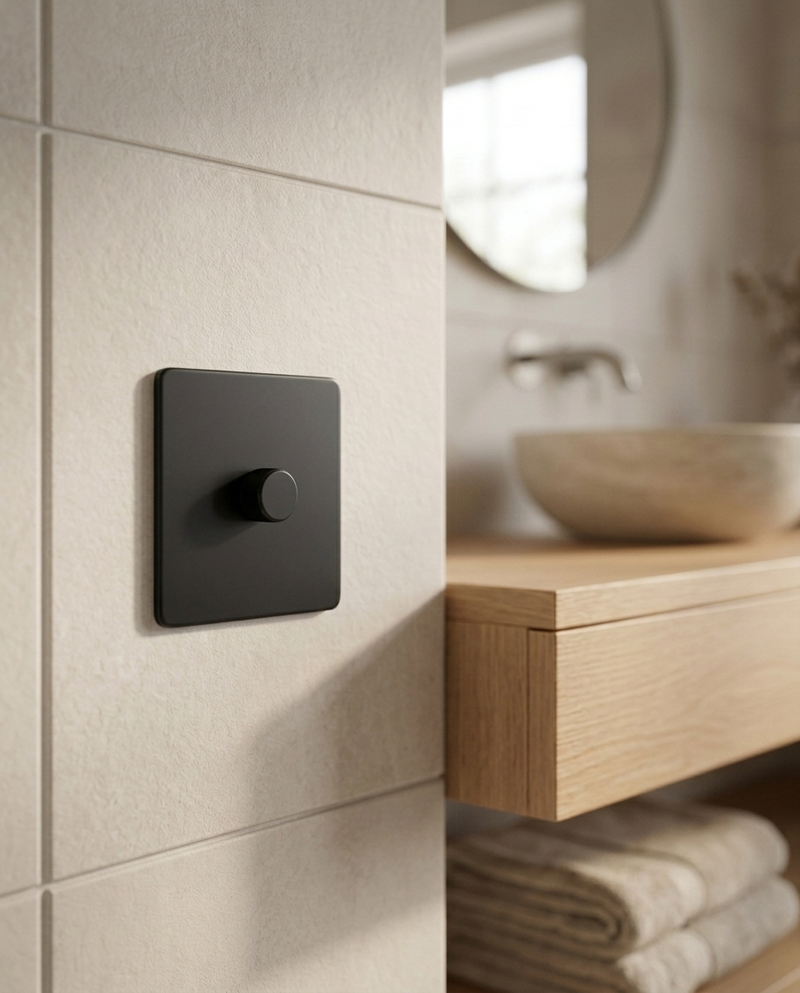 Dimmer — Klassiek — Zwart - Zwart — Sfeerbeeld