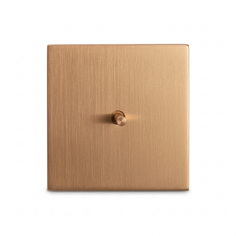 Tuimelschakelaar Enkel — Modern — Goud - Goud
