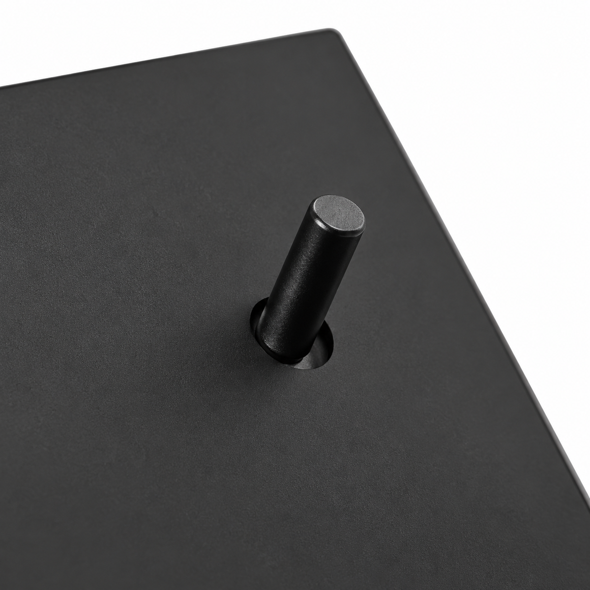 Tuimelschakelaar Enkel - Modern - Mat Zwart - detail