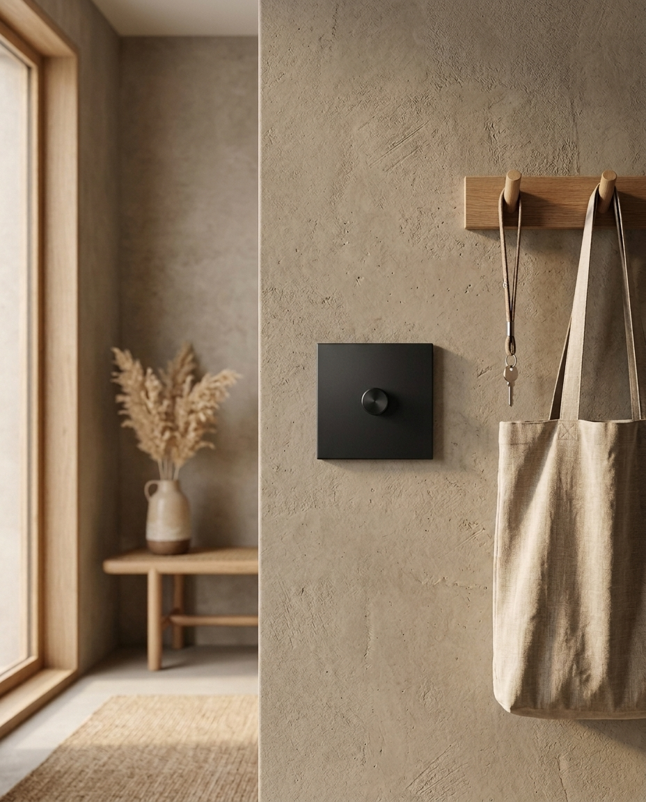 Dimmer — Modern — Mat Zwart - Mat Zwart — Sfeerbeeld