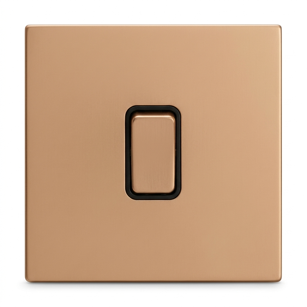 Wipschakelaar Enkel — Basis — Goud - Goud