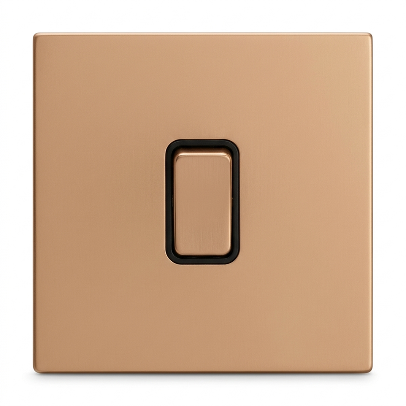 Wipschakelaar Enkel — Basis — Goud - Goud