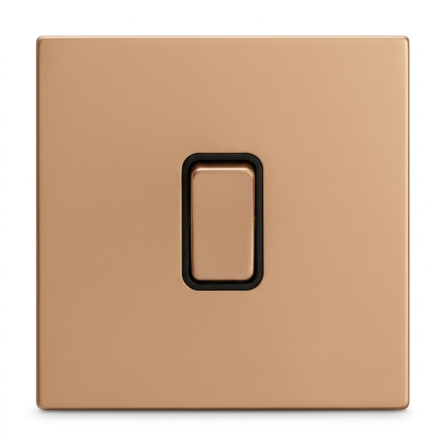Wipschakelaar Enkel — Basis — Goud - Goud